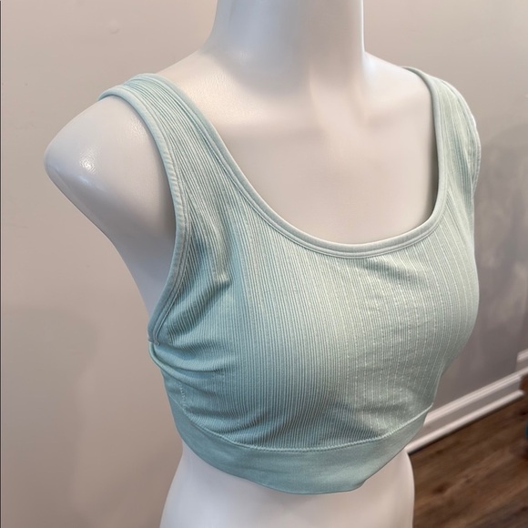 Auden XXL Lightly Lined Bralette Mint Green Crop Bra - Picture 2 of 7